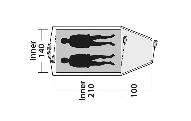 Outwell Cloud 2 Tent - 2021 Model-5